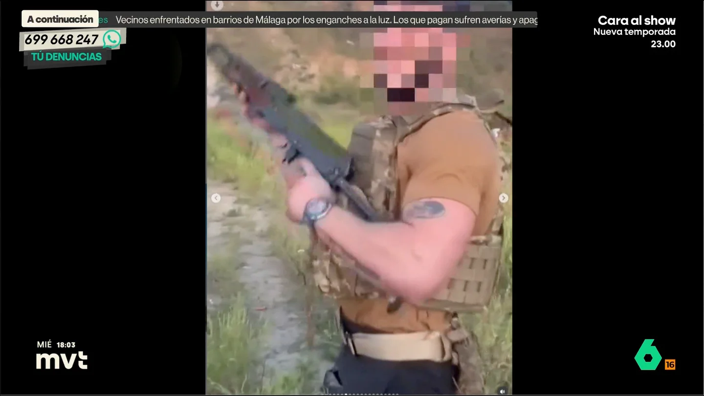 Prácticas de tiro y técnicas de combate: varios miembros de Núcleo Nacional reciben entrenamiento militar en Ucrania Han publicado en redes sociales vídeos en los que se les puede ver que están siendo adiestrados en diferentes técnicas de combate o el uso de armas.