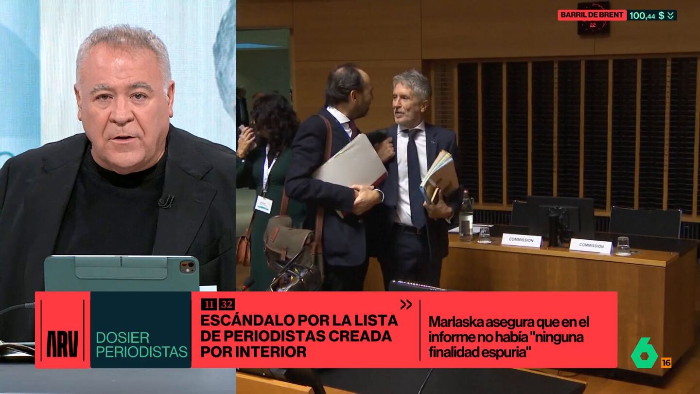 Ferreras, muy cr&iacute;tico la lista de periodistas creada por Interior: "Es un documento impresentable, es tan penoso"
