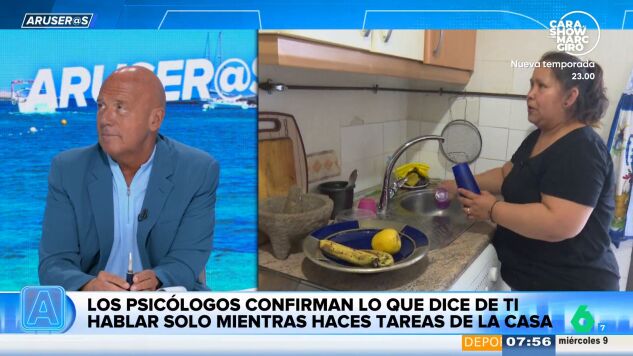 Alfonso Ar&uacute;s descubre el motivo por el que hablar solo mientras haces tareas puede ser beneficioso: "No hay m&aacute;s preguntas, se&ntilde;or&iacute;a"