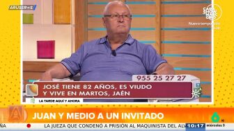 Juan y Medio, al viudo de 82 a&ntilde;os que ya ha "enterrado a tres compa&ntilde;eras": "Buscamos una valiente para Jos&eacute;"