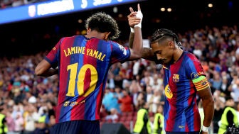 Lamine Yamal y Raphinha