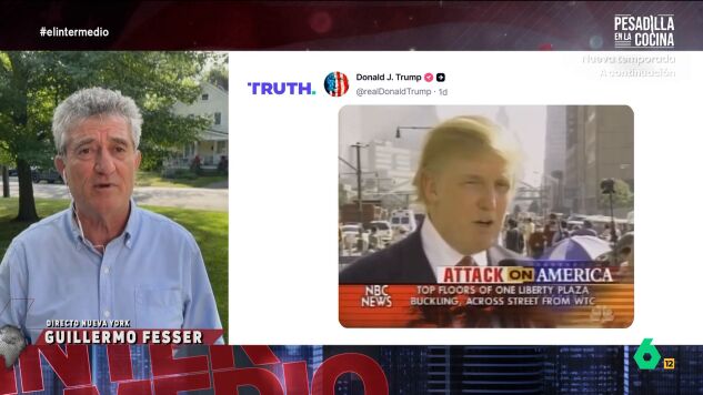 Este viernes se cumplen 25 a&ntilde;os del atentado contra las Torres Gemelas. Donald Trump, como indica el periodista, ha reinventado su historia, dando diferentes versiones de d&oacute;nde estaba y qu&eacute; estaba haciendo ese d&iacute;a. 