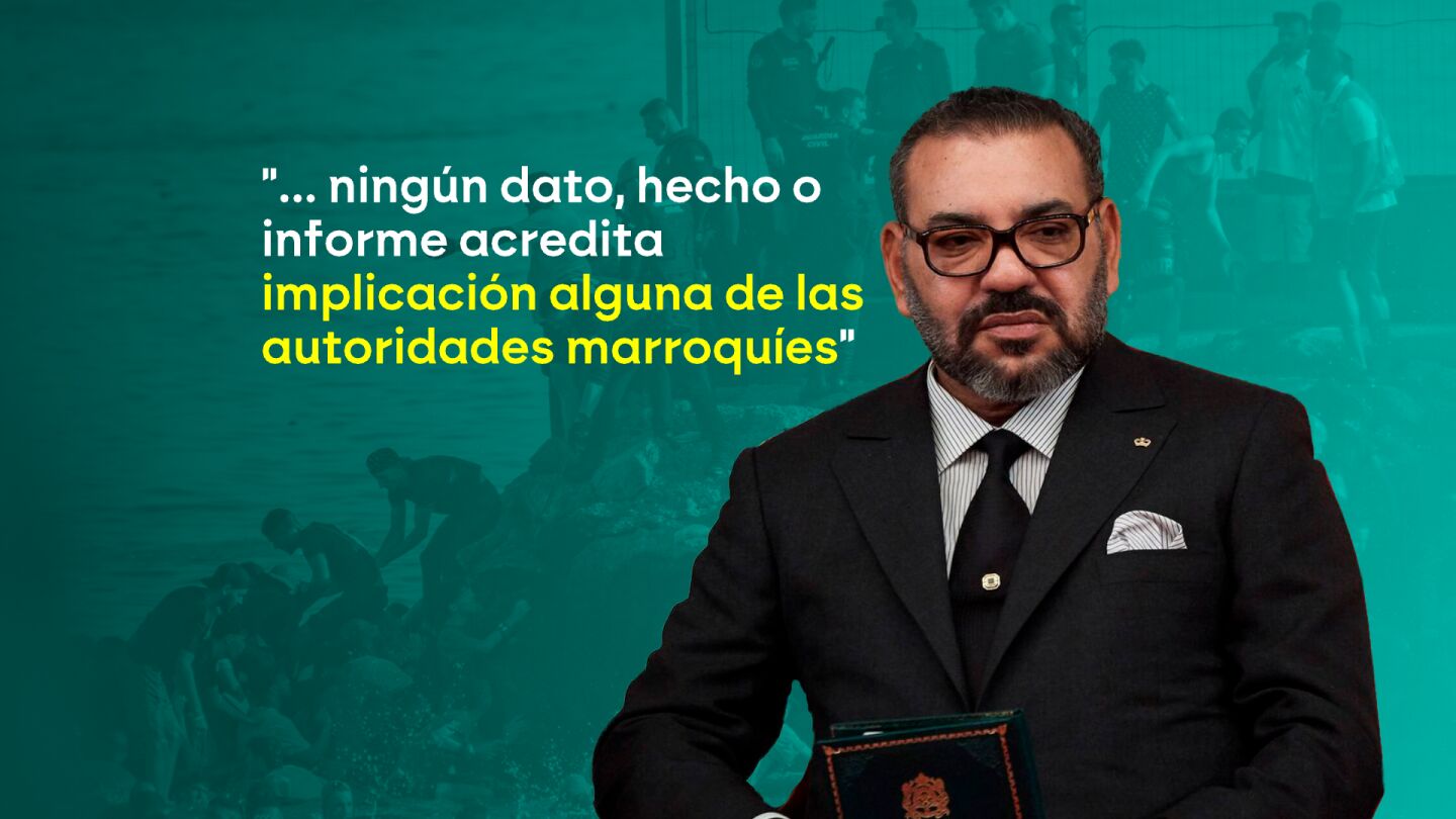 Marruecos niega estar tras la entrada masiva, recuerda que aceptar&aacute; a los migrantes y rechaza ser un "chivo expiatorio" de la pol&iacute;tica espa&ntilde;ola