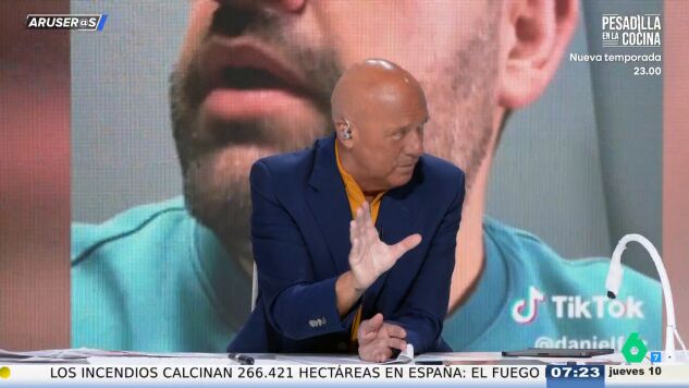 Alfonso Ar&uacute;s a con las raciones de los restaurantes gourmet: "Al final tiene el tama&ntilde;o de una croqueta"