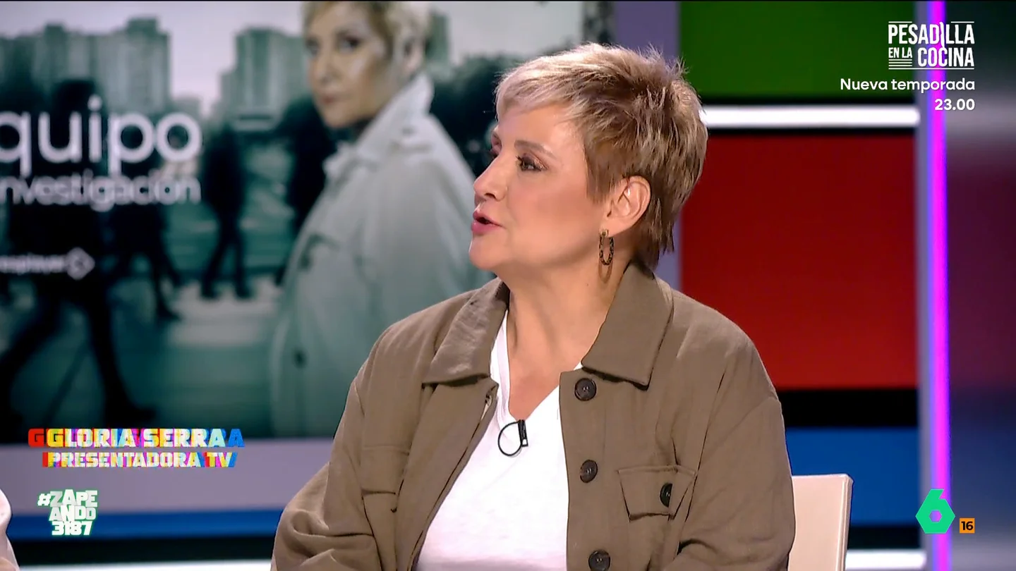 Glòria Serra habla sobre sustituir a los presentadores por IA: "Solo lo harán aquellos que tienen poca imaginación" La presentadora se ha convertido en una presentadora hecha con Inteligencia Artificial para promocionar la nueva temporada de 'Equipo de Investigación'. Por ese motivo, reflexiona sobre esta tecnología en Zapeando.