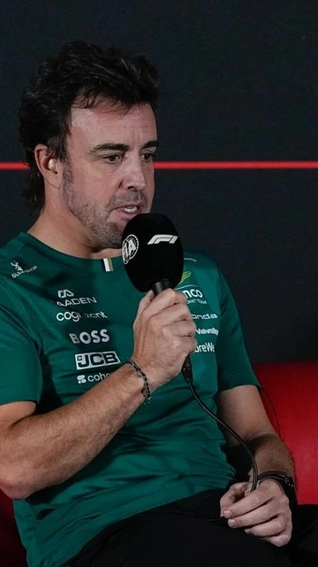 El piloto español de Fórmula 1 Fernando Alonso (Aston Martin), en el GP de ESpaña 2026.