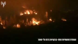 Explosi&oacute;n en la cordillera de Ali al-Taher, al sur de L&iacute;bano