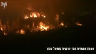Explosi&oacute;n en la cordillera de Ali al-Taher, al sur de L&iacute;bano