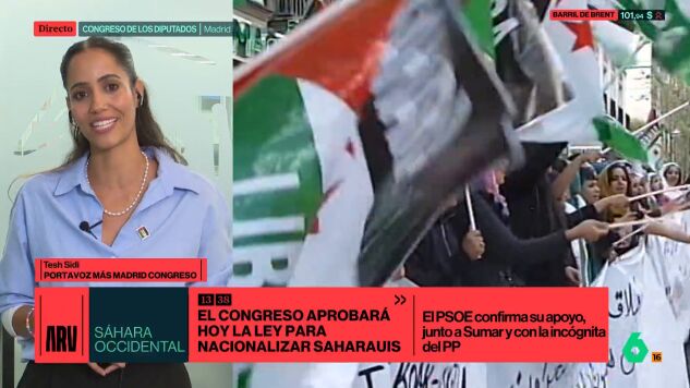 Tesh Sidi muestra su emoci&oacute;n por la ley para nacionalizar saharauis: "Pido valent&iacute;a, la abstenci&oacute;n es estar al lado de Marruecos"