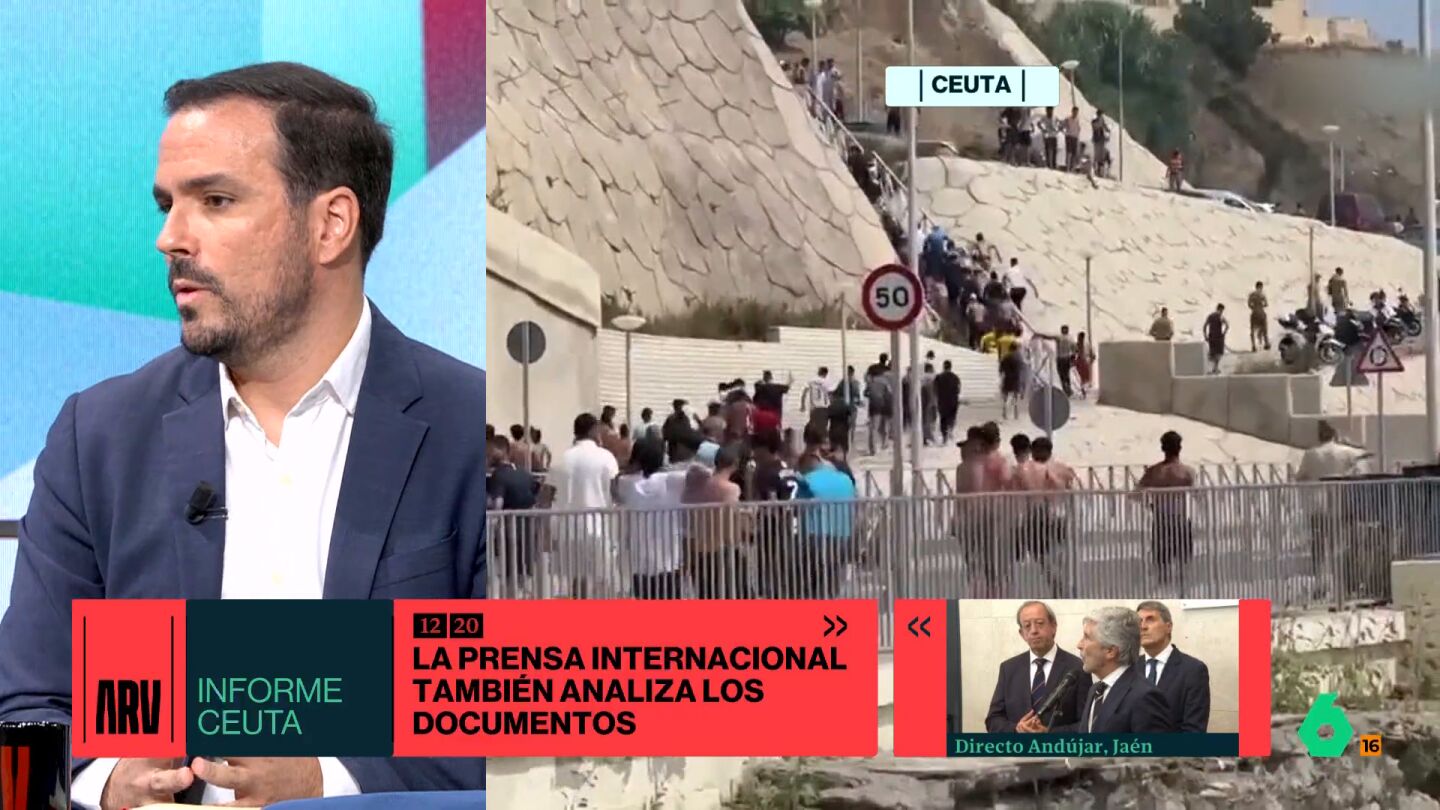 Alberto Garz&oacute;n analiza la actitud del Gobierno sobre Ceuta: "Creo que se enred&oacute; con explicaciones inveros&iacute;miles"