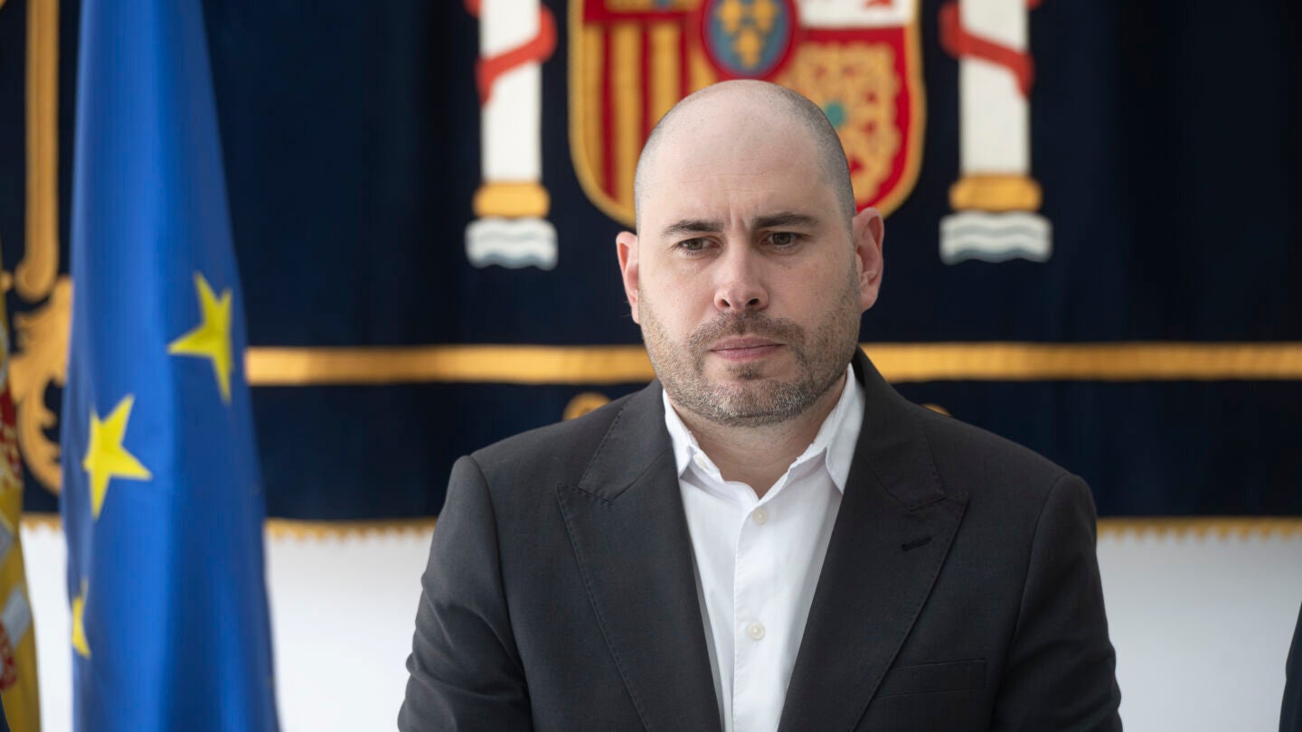 El delegado del Gobierno en Ceuta, Miguel &Aacute;ngel P&eacute;rez Triano, ofrece una rueda de prensa con motivo del inicio del curso escolar en Ceuta