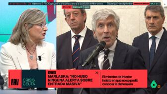 Carmela R&iacute;os responde a Marlaska tras sus declaraciones sobre Ceuta: "No hay inseguridad subjetiva, es palpable"