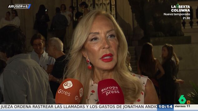 Carmen Lomana, sobre Juls Janeiro como "nueva estrella": "&iquest;No tenemos m&aacute;s familias que los 'Pantojos' y todos estos?"