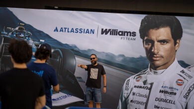 Una 'fan zone' del equipo Williams de F&oacute;rmula 1 en Madrid a prop&oacute;sito del GP de Espa&ntilde;a