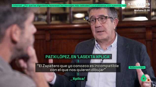 Patxi L&oacute;pez: "Zapatero es un valor del PSOE mientras no se demuestre lo contrario"