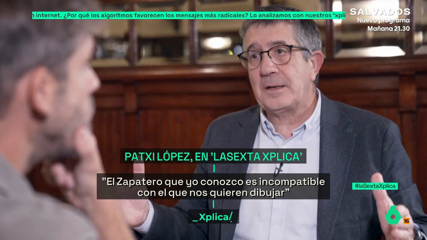 Patxi López: "Zapatero es un valor del PSOE mientras no se demuestre lo contrario" Patxi López: "Zapatero es un valor del PSOE mientras no se demuestre lo contrario"