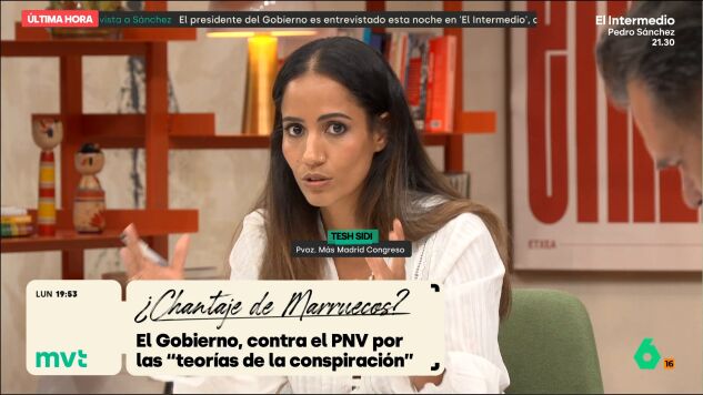 Tesh Sidi reflexiona sobre las teor&iacute;as que hablan de un chantaje de Marruecos a Pedro S&aacute;nchez tras el hackeo de su m&oacute;vil con Pegasus y afirma que, aunque los tel&eacute;fonos del Congreso son "hackeables", si se hubiera obtenido informaci&oacute;n sensible "Israel lo hubiese utilizado".