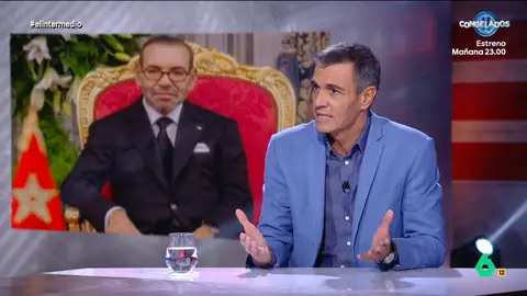 Sánchez responde a un ceutí y desmonta el "bulo" del chantaje de Marruecos Pedro Sánchez ha respondido en El Intermedio a algunas preguntas de los ceutíes, que han querido saber el motivo de su tibieza con Marruecos y los plazos que se dan para que Ceuta recupere la total normalidad.