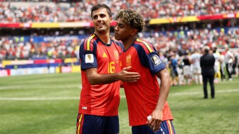 Rodri Hern&aacute;ndez y Lamine Yamal