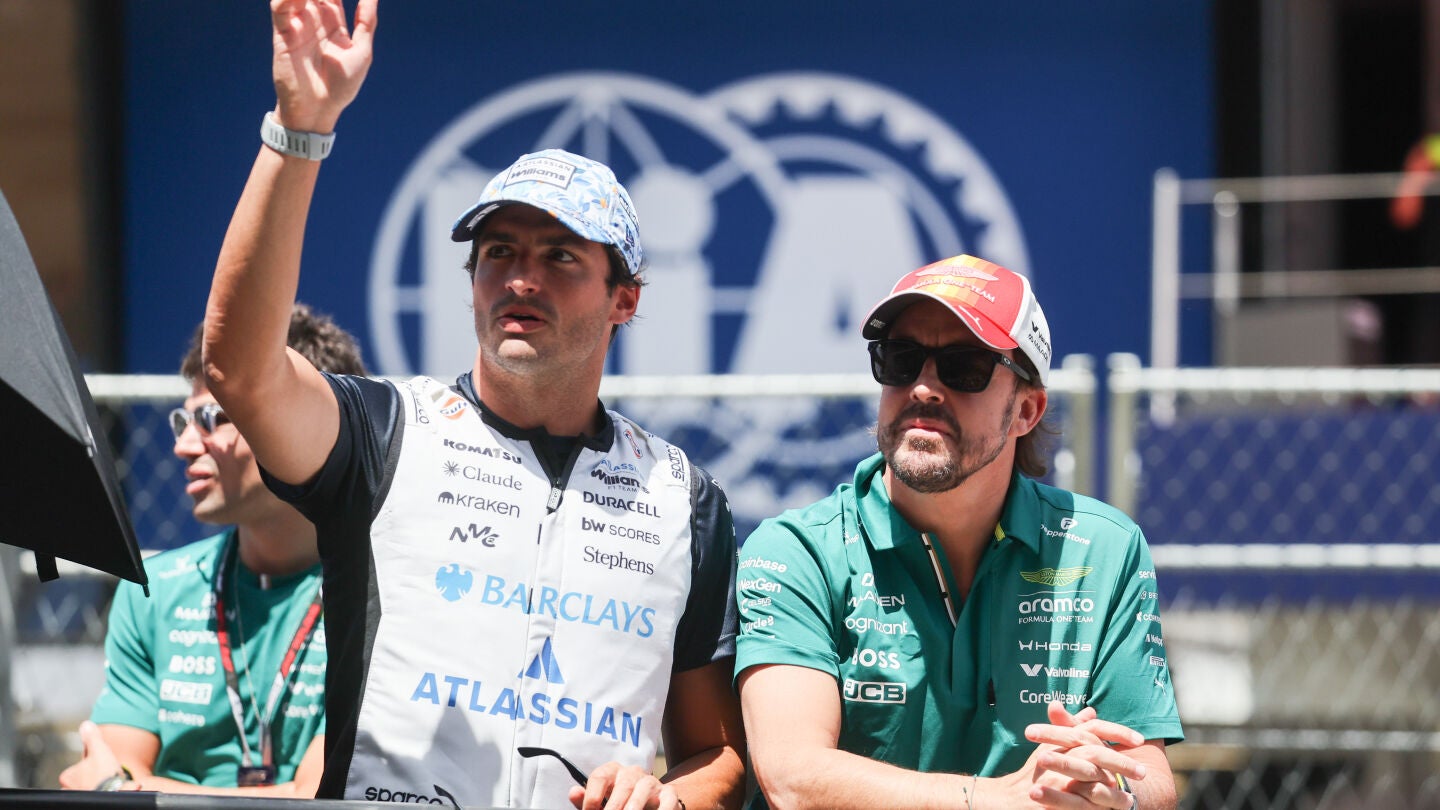 Carlos Sainz y Fernando Alonso