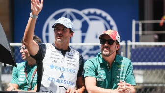 Carlos Sainz y Fernando Alonso