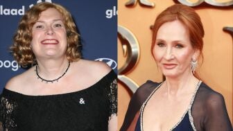 Lilly Wachowski a la izquierda y. K. Rowling a la derecha en im&aacute;genes de archivo