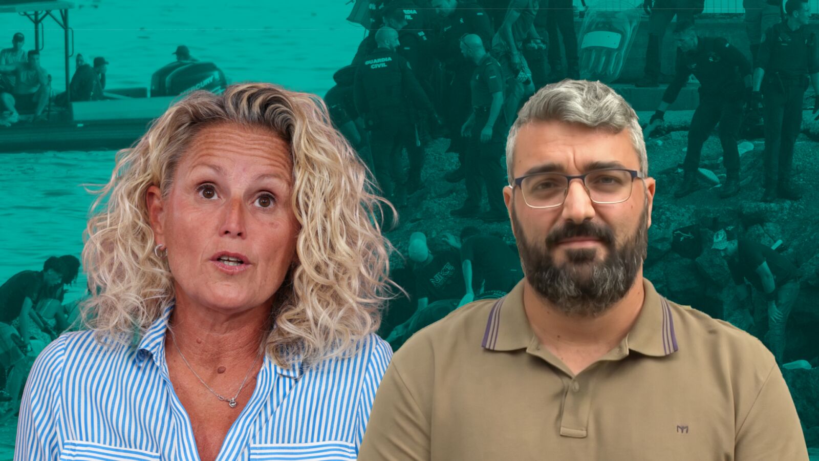Los socialistas Montse M&iacute;nguez y Melchor Le&oacute;n