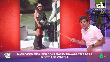Nacho Garc&iacute;a se rinde al look de Mich&egrave;le Lamy en el Festival de Venecia: "Quiero montar una religi&oacute;n en torno a ella"