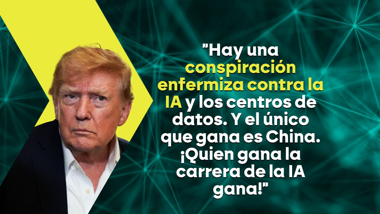 Trump sigue desoyendo la "conspiraci&oacute;n enfermiza" sobre la IA y dice que el &uacute;nico control necesario es &eacute;l como presidente