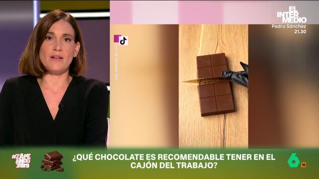 Boticaria Garc&iacute;a habla hoy en Zapeando de picoteos entre horas y en este v&iacute;deo habla sobre el chocolate. En su opini&oacute;n, podemos tomarlo cada d&iacute;a, pero siempre que sean un par de onzas y tenga un alto porcentaje de cacao.