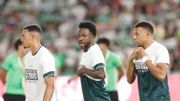 Vin&iacute;cius y Mbapp&eacute; 'cortan' el mensaje en apoyo a Ceuta.