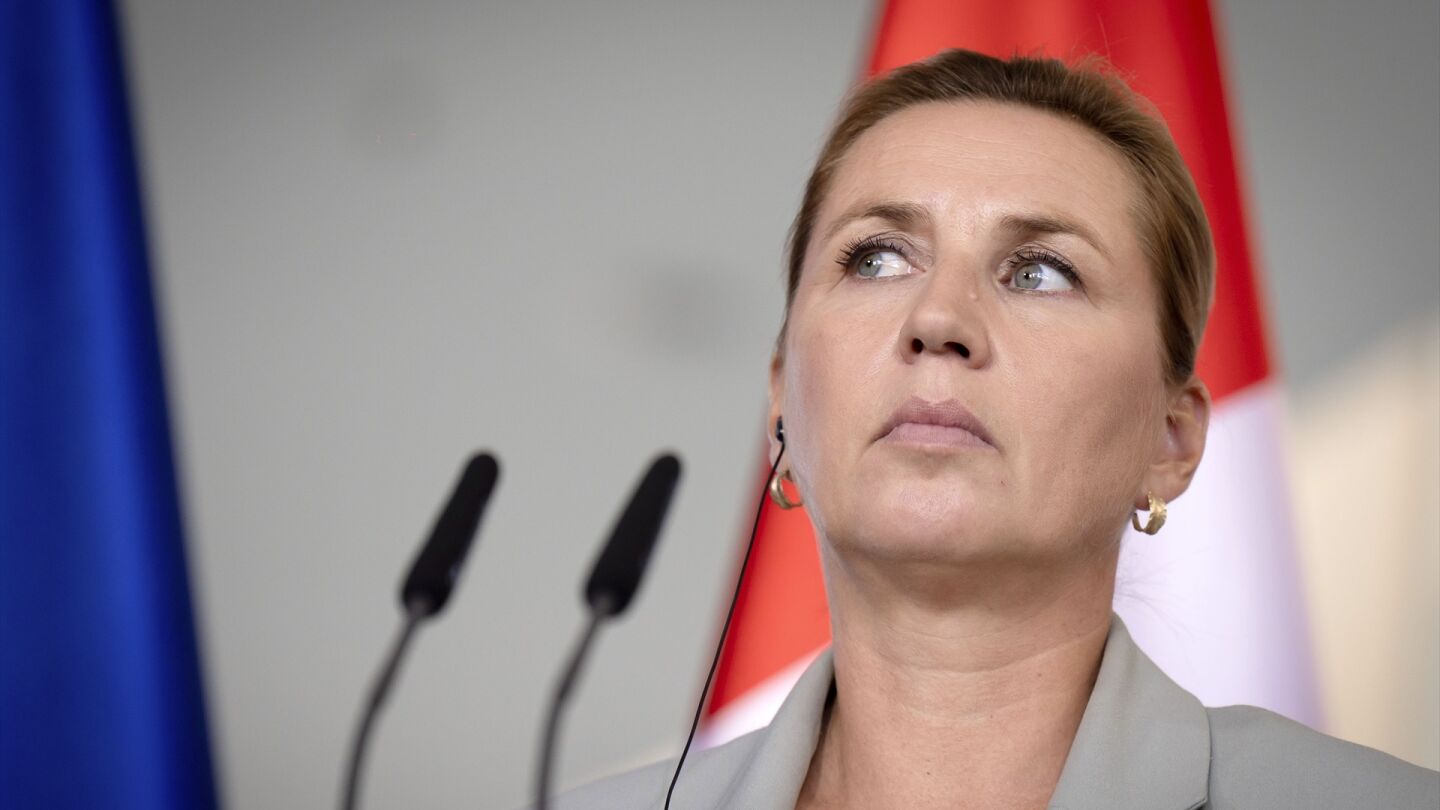 Imagen de archivo de la primera ministra de Dinamarca, Mette Frederiksen.