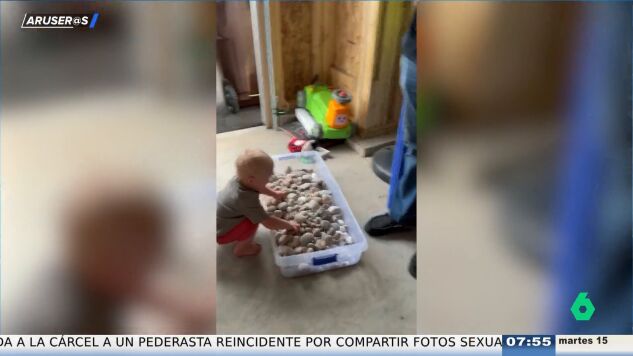 La reacci&oacute;n viral de un ni&ntilde;o al recibir el regalo de sus sue&ntilde;os: una caja llena de piedras