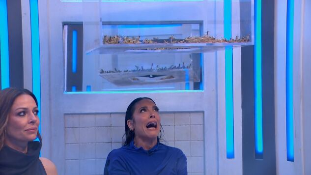 Los gritos de terror de Lorena Castell al enfrentarse a los saltamontes en su prueba de 'Congelados': "&iexcl;La meto y la saco!"