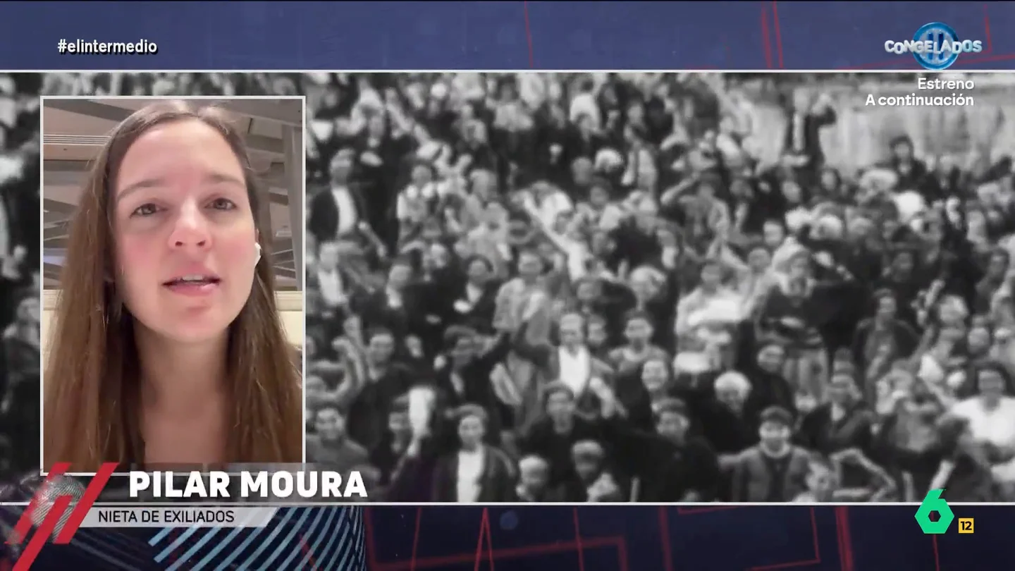 Pilar Moura, afectada por la decisión del Supremo por la 'ley de nietos': "Va muy en contra de los valores de la democracia" Andrea Ropero entrevista a Pilar Moura, una de los cientos de miles de descendientes de exiliados de la Guerra Civil que no podrán votar por la decisión del Supremo sobre la 'ley de nietos'. Asegura que has sido "insultante" y "doloroso para las familias".
