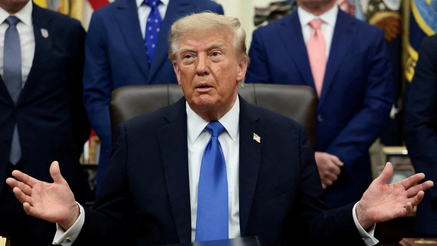 El presidente de Estados Unidos, Donald Trump, en el Despacho Oval de la Casa Blanca El presidente de Estados Unidos, Donald Trump, en el Despacho Oval de la Casa Blanca
