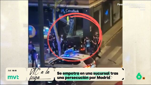 La Polic&iacute;a Local de Madrid le dio el alto en Barajas, pero el conductor decid&iacute;a darse a la fuga para evitar el control de alcoholemia, lo que dio lugar a una persecuci&oacute;n por las calles de la capital. 