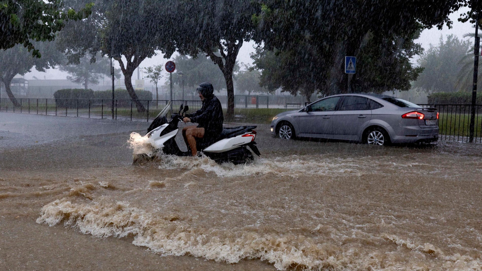 Desactivado el aviso rojo por fuertes lluvias en Campo de Cartagena y Mazarrón (Murcia)