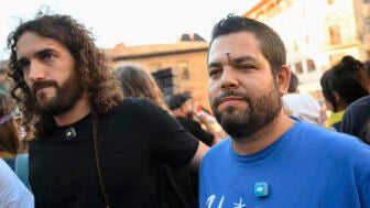 Imagen de archivo de las v&iacute;ctimas de la agresi&oacute;n. Rub&eacute;n Ros&oacute;n y Jorge Fern&aacute;ndez.