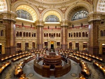 Sala de lectura principal de la Biblioteca del Congreso de Estados Unidos