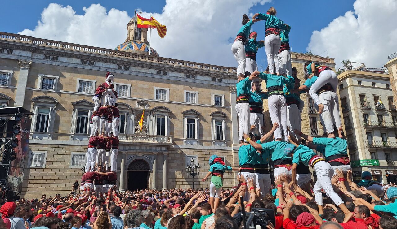 Diada castellera de la Merc&egrave;
