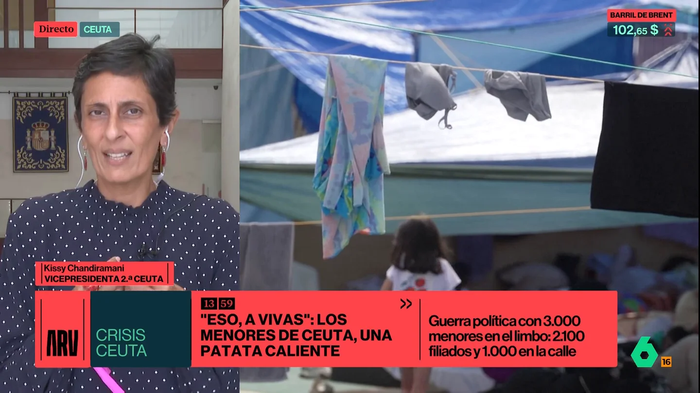 Kissy Chandiramani, vicepresidenta segunda de Ceuta: "Pediría al Gobierno más medios para poner en marcha el Pacto Europeo de Migración y Asilo" Kissy Chandiramani, vicepresidenta segunda de Ceuta: "Pediría al Gobierno más medios para poner en marcha el Pacto Europeo de Migración y Asilo"
