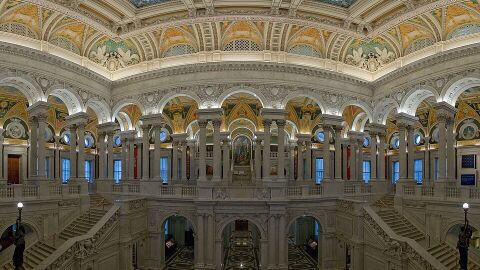 Gran Hall de la Biblioteca del Congreso de Estados Unidos