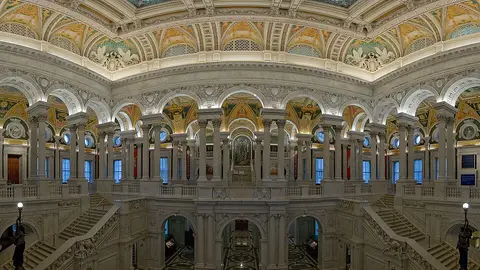 Gran Hall de la Biblioteca del Congreso de Estados Unidos Gran Hall de la Biblioteca del Congreso de Estados Unidos