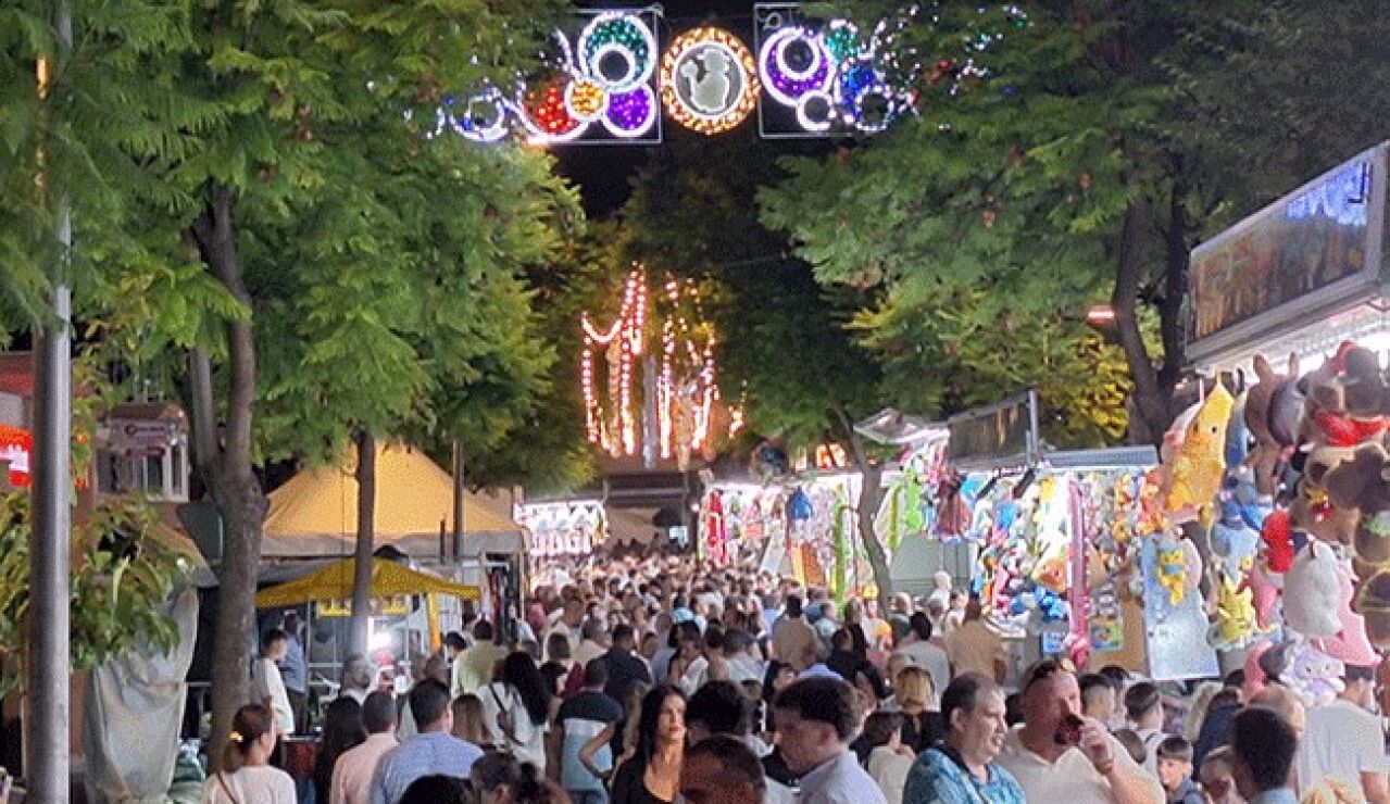 Ambiente de feria en Baena