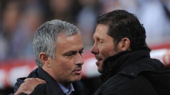 Jose Mourinho y Diego Pablo Simeone 