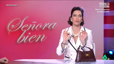 La 'señora bien' de El Intermedio, del concejal de Vox que llamó "mierda" a Sánchez: "Los socialistas quieren censurar la RAE" La 'señora bien' de El Intermedio, del concejal de Vox que llamó "mierda" a Sánchez: "Los socialistas quieren censurar la RAE"