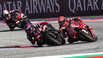 Jorge Mart&iacute;n y Marc M&aacute;rquez 