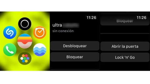 Abriendo la puerta con el Apple watch