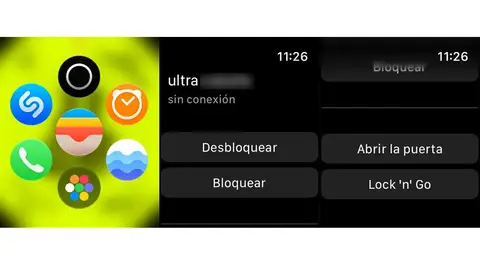 Abriendo la puerta con el Apple watch Abriendo la puerta con el Apple watch